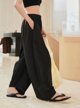 Tao Relaxed Pants-Black