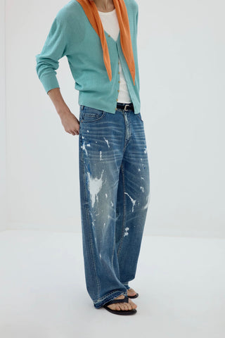 Simple Project Painted Jeans