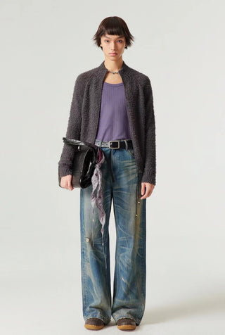 Simple Project Nevada Washed Jeans-Blue