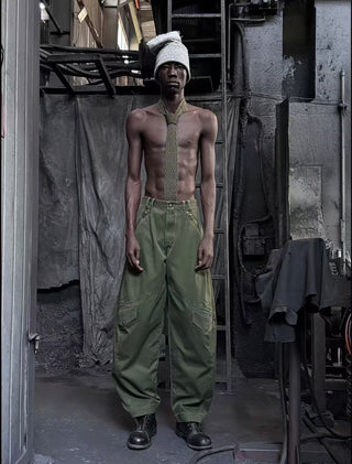 KILLWHY Conical Storage Pants-Army Green