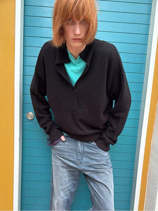 Simple Project V-Neck Sweater