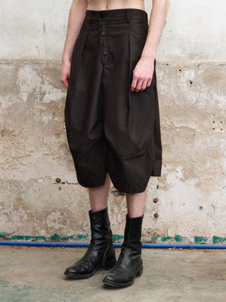 ILNya Cropped Button-Front Pants