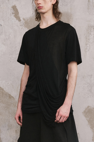 ILNya Draped Deconstructed T-Shirt
