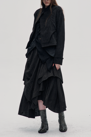 Shadowfall Pleated Skirt