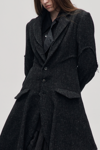 Moonlit Asymmetric Coat
