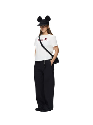 6CRAYON Rigid Coating Black Pants