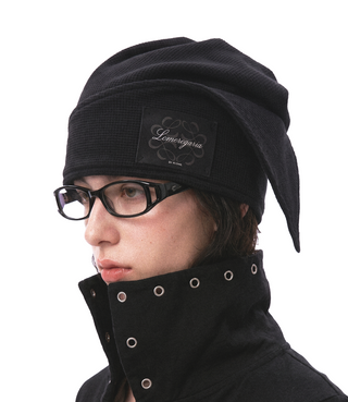 8Lome Waffle Drape Knit Cap