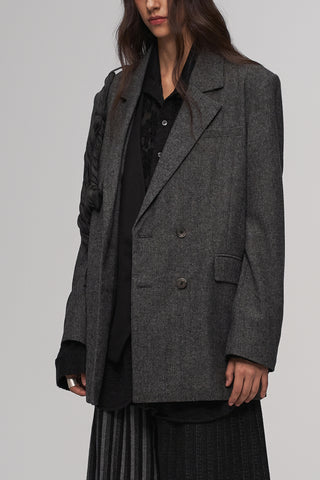 ILNya Wrap-Tie Structured Blazer