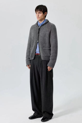 Simple Project Cowichan Sweater-Gray