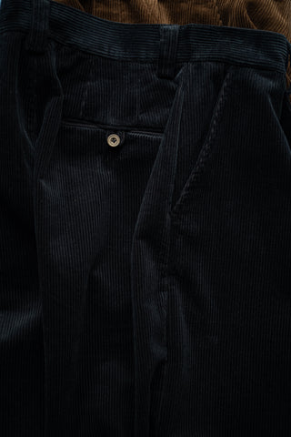 MIZUTOKI Corduroy Pants-Black Stone