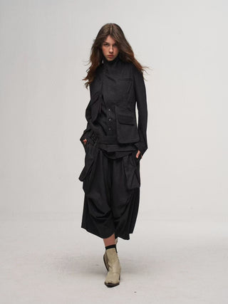 ILNya Avant-Garde Cropped Pants