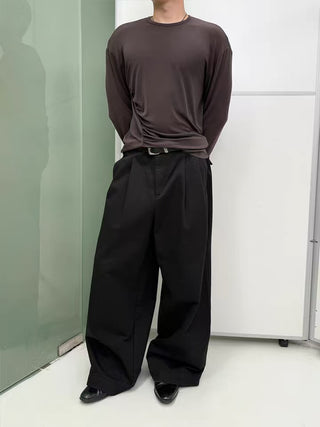 NFAI Ripple Long Sleeve Tee-Brown