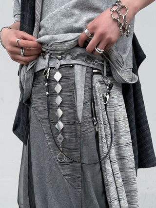 Relabel Chiffon Blossom Jorts-Grey