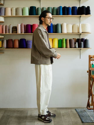 MIZUTOKI Blouson Jacket-Gravel Brown