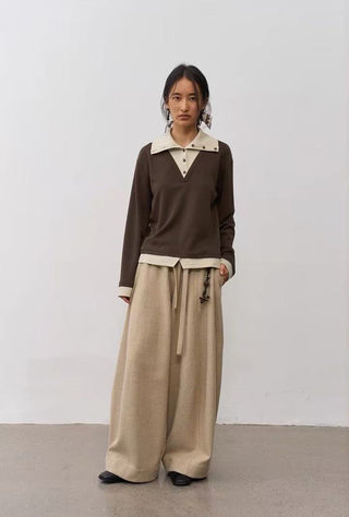 BALIANG Northern Trousers-Ivory