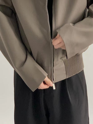 Mion Padded Shoulder Jacket-Grey