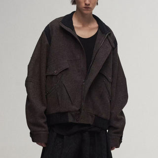 ILNya Knit-Collar Jacket