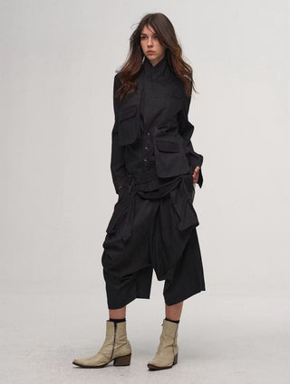 ILNya Avant-Garde Cropped Pants