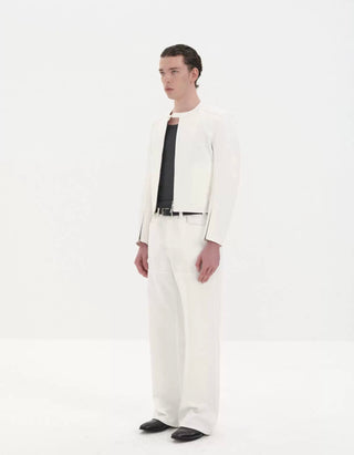 NFAI Motorcycle Jacket-White