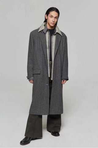 Simple Project Chester Woolen Coat
