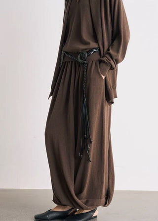 BALIANG Woven Leather Rope Belt