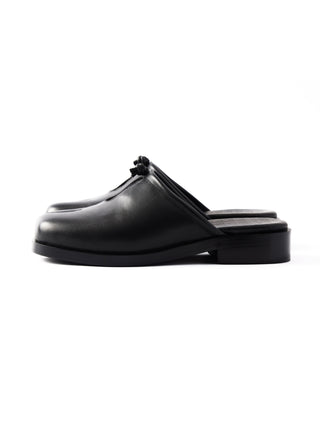 6CRAYON Tabi Mule Slides-Black