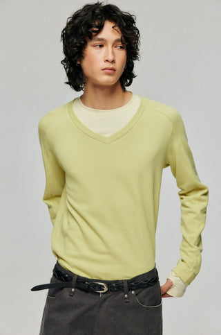 Simple Project Layered T-shirt-Lime
