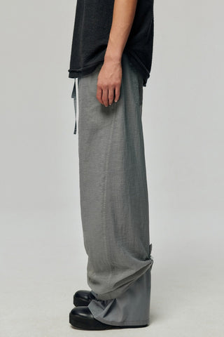 Simple Project Organza Pants-Grey