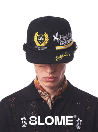 8LOME 88Archive Pillbox Cap-Black