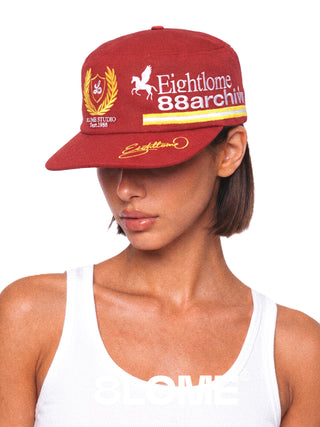 8LOME 88Archive Pillbox Cap-Red