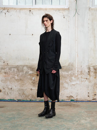 ILNya Double-Collar Stripe Vest