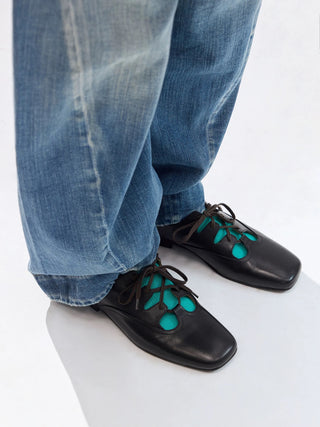 Simple Project Ballet Leather Shoes