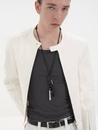 NFAI Motorcycle Jacket-White