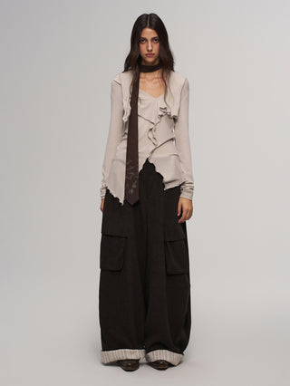 ILNya Oversized Pocket Casual Pants