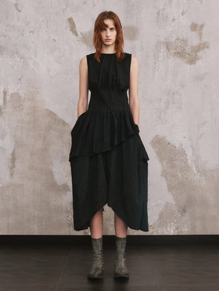 ILNya Ruched Longline Vest Top