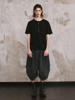 ILNya Mist Blue Pleated Shorts