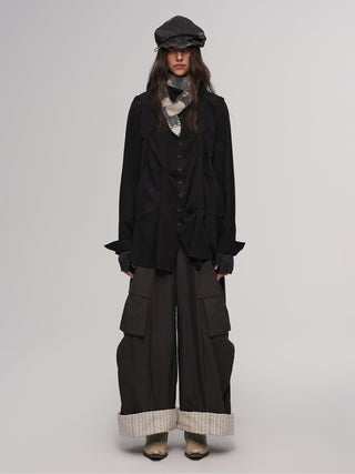 ILNya Ramie Patchwork Shirt