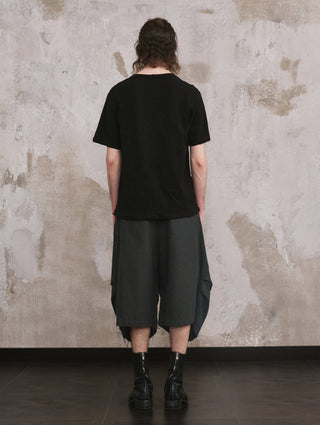 ILNya Mist Blue Pleated Shorts