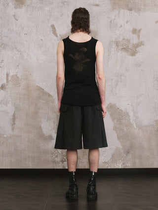 ILNya Pleated Knee-Length Shorts