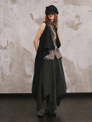 ILNya Petal Drift Maxi Skirt