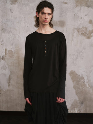 ILNya Layered Long-Sleeve Knit Top