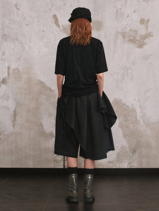 ILNya Draped Sailcloth Shorts
