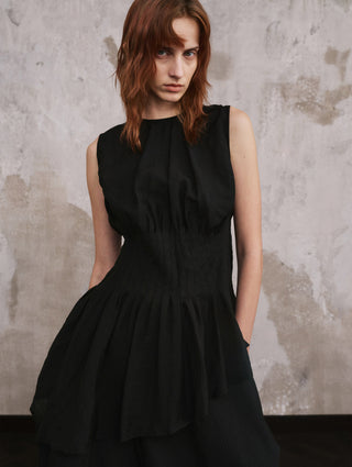 ILNya Ruched Longline Vest Top