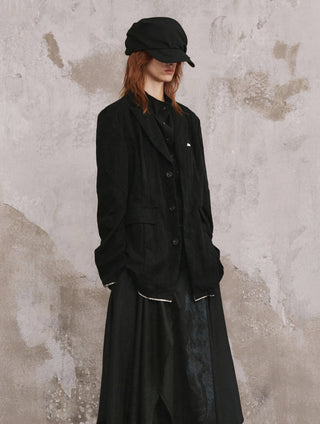 ILNya Tailored Contrast Suit Jacket