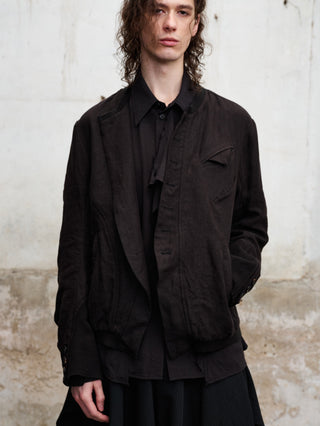 ILNya Ribbed Panel Jacket