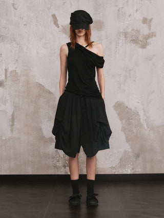ILNya Pleated Butterfly Shorts