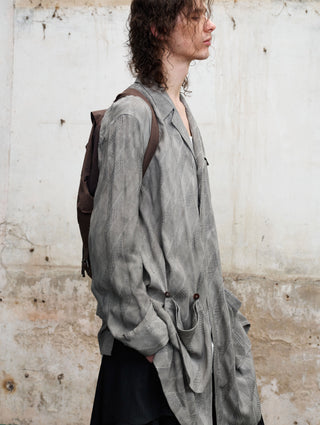 ILNya Jacquard Mid-Length Shirt