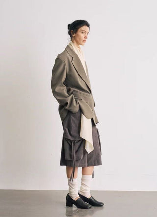 BALIANG Linen Cargo Jorts