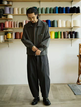 MIZUTOKI Blouson Jacket-Stone Grey