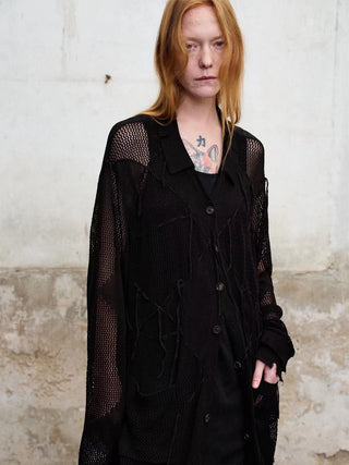 ILNya Distressed Knit Cardigan